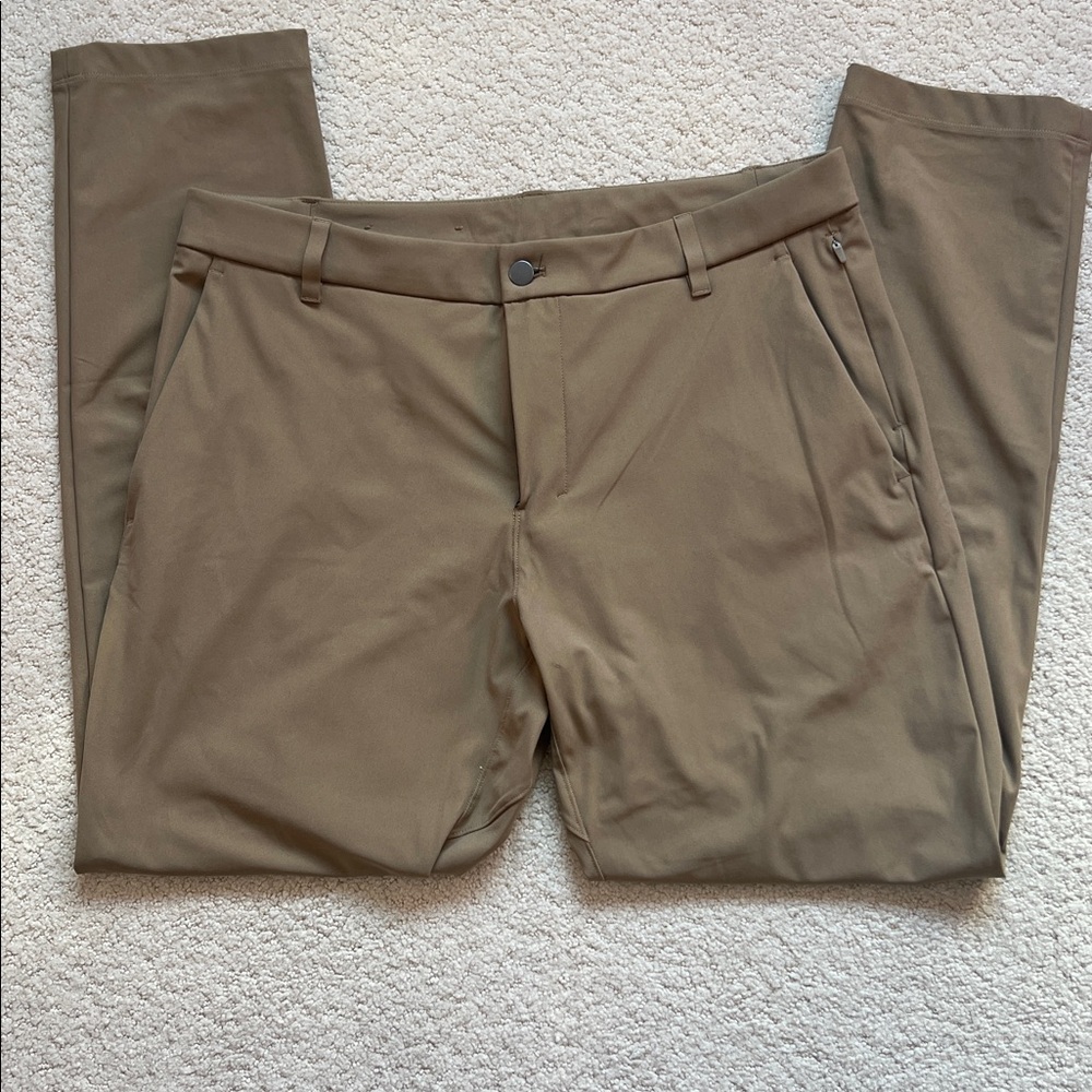 Lululemon Athletica Tan and Black Pants